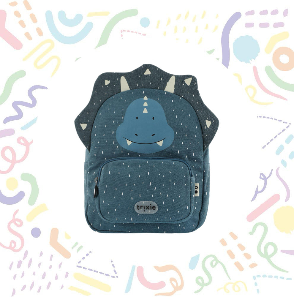 Trixie Back Pack - Mr. Triceratops