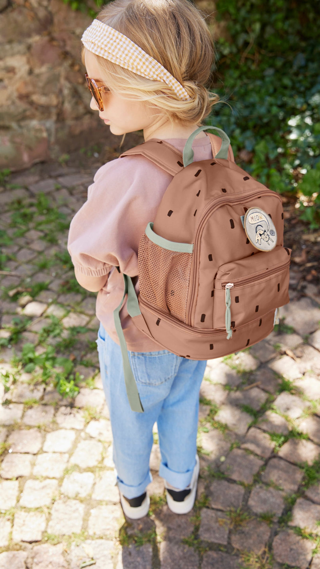 Lassig Happy Prints Mini Backpack - caramel