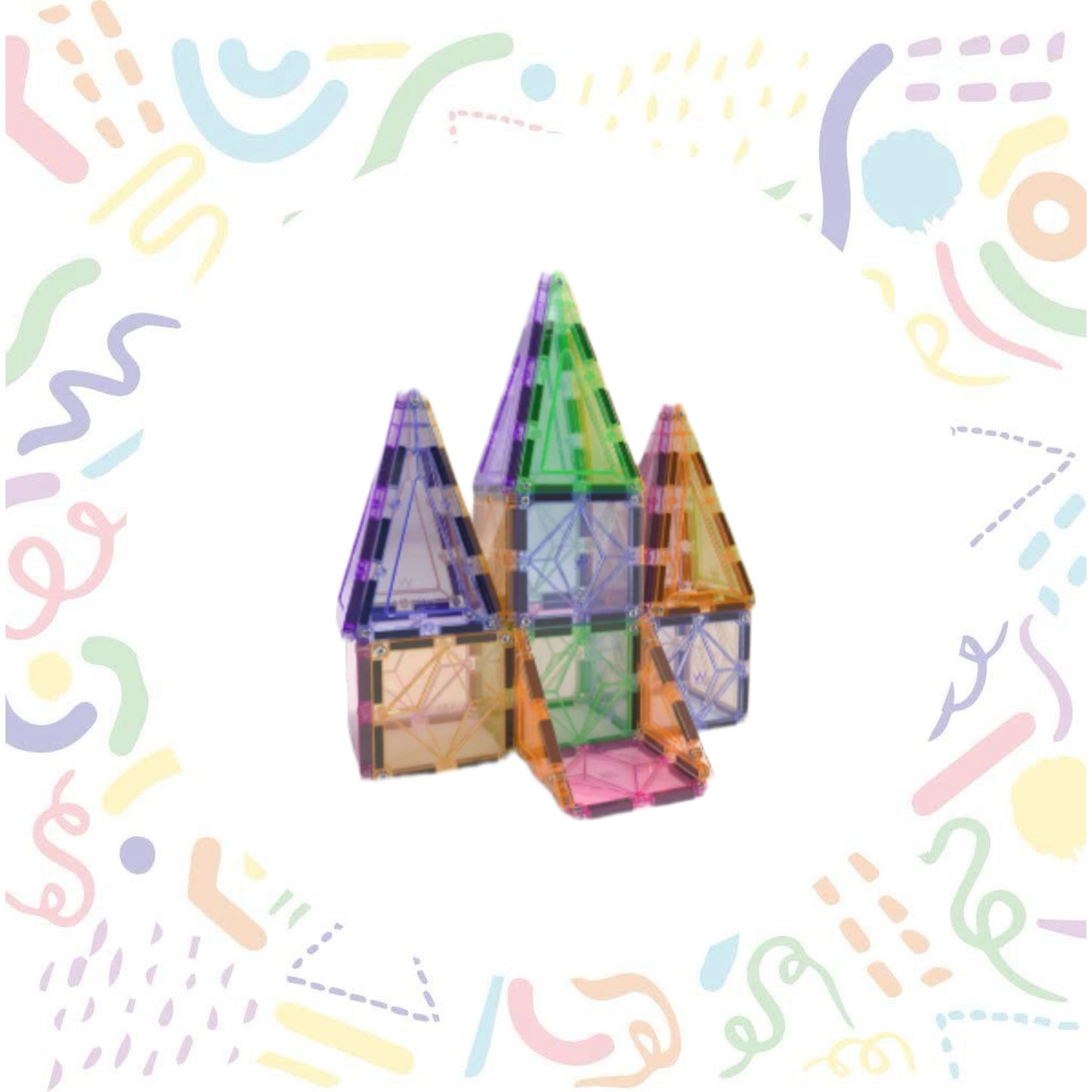 Wondermags 100 Pcs Pastel
