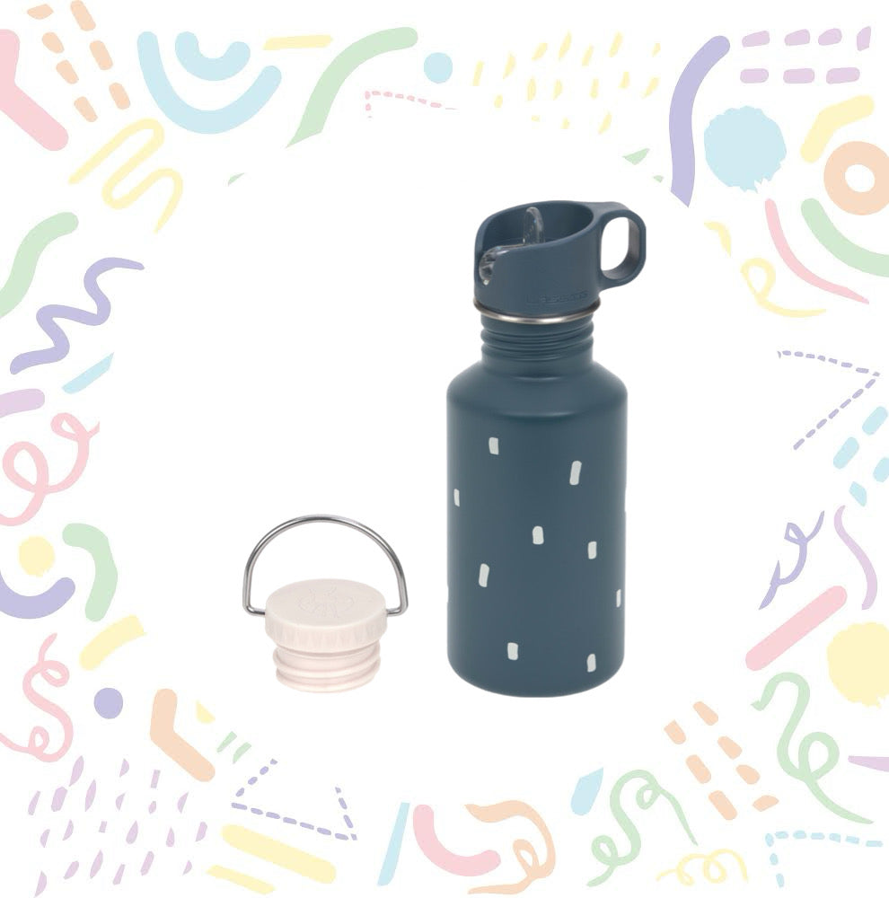 Lassig Stainless Steel Water Bottle - Midnight Blue
