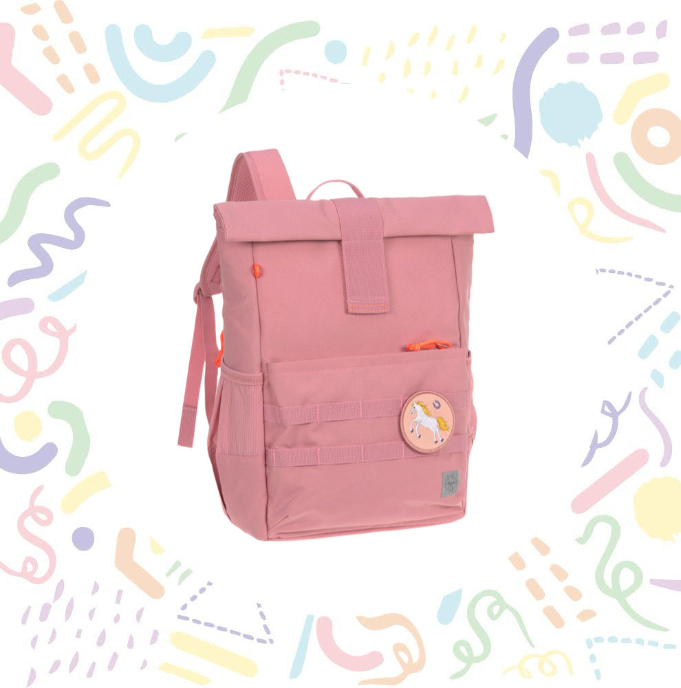 Lassig Rolltop Medium - pink
