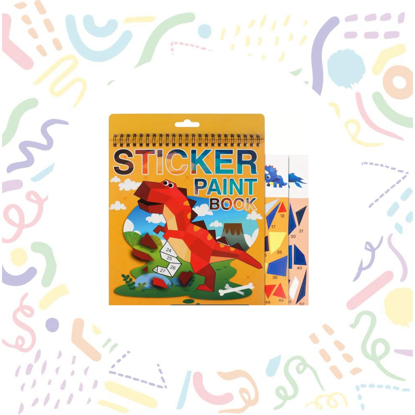 Sticker Paint Book