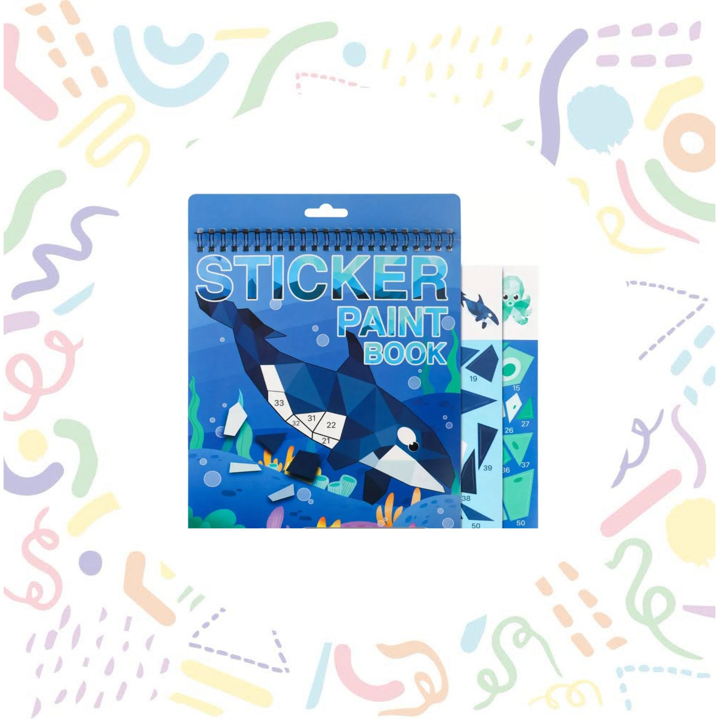 Sticker Paint Book