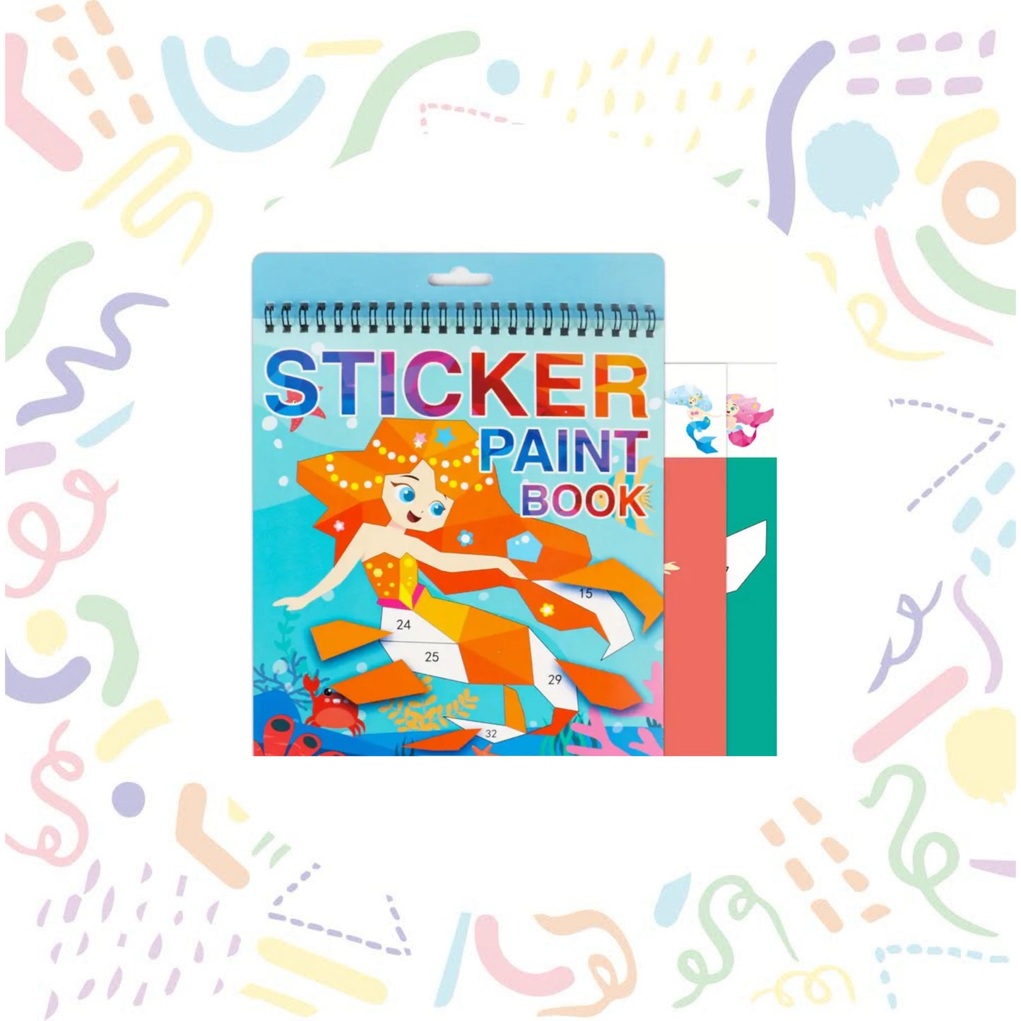 Sticker Paint Book