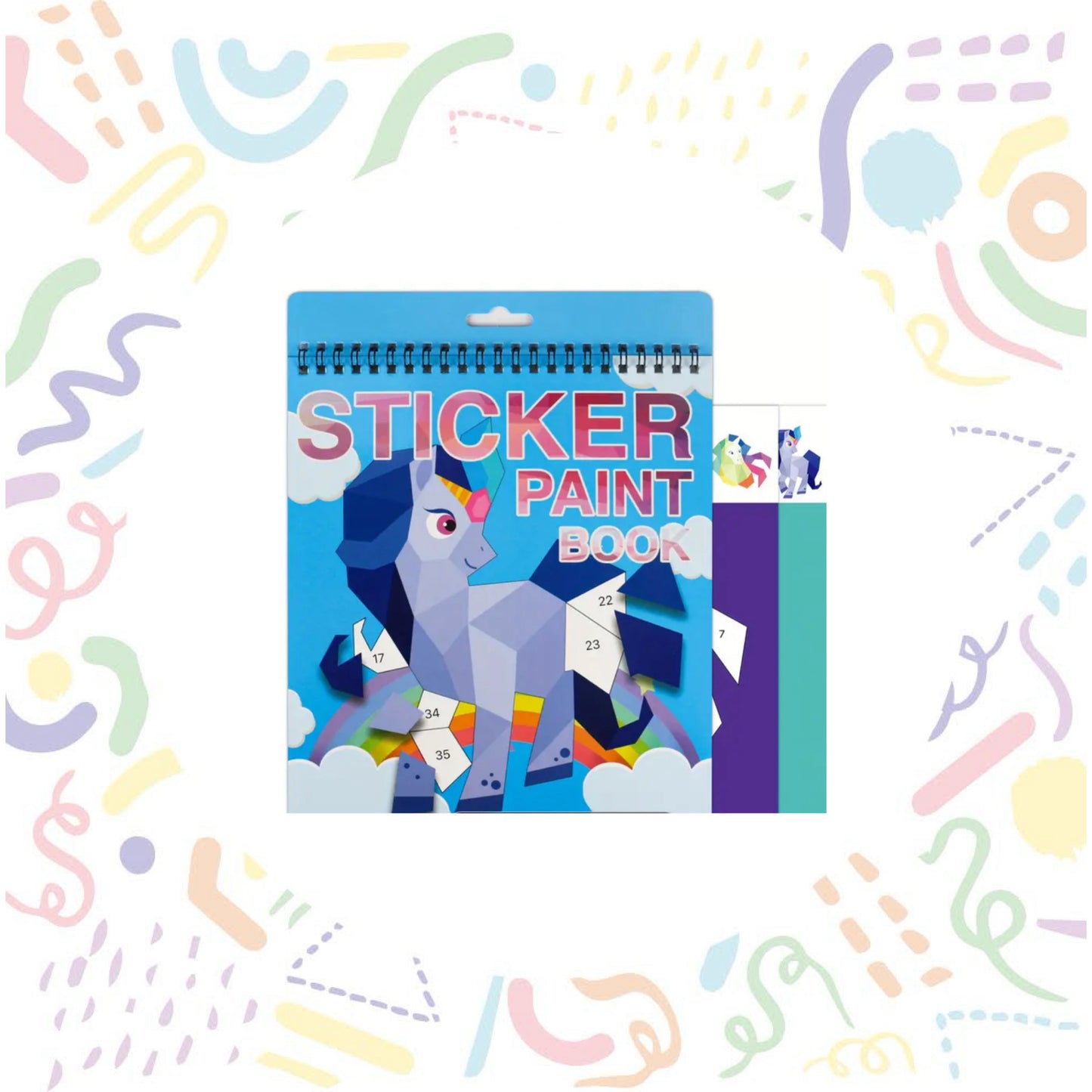 Sticker Paint Book