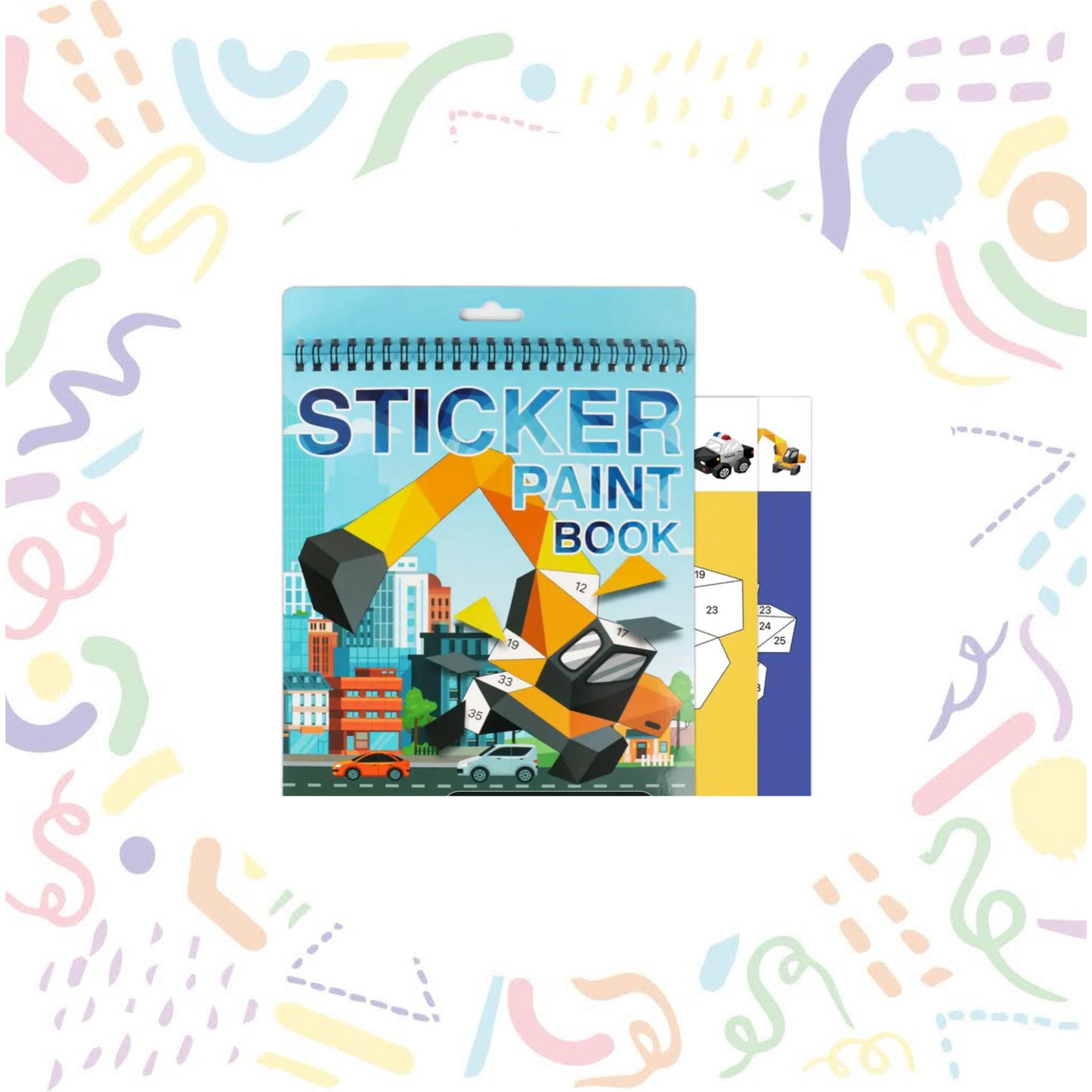 Sticker Paint Book