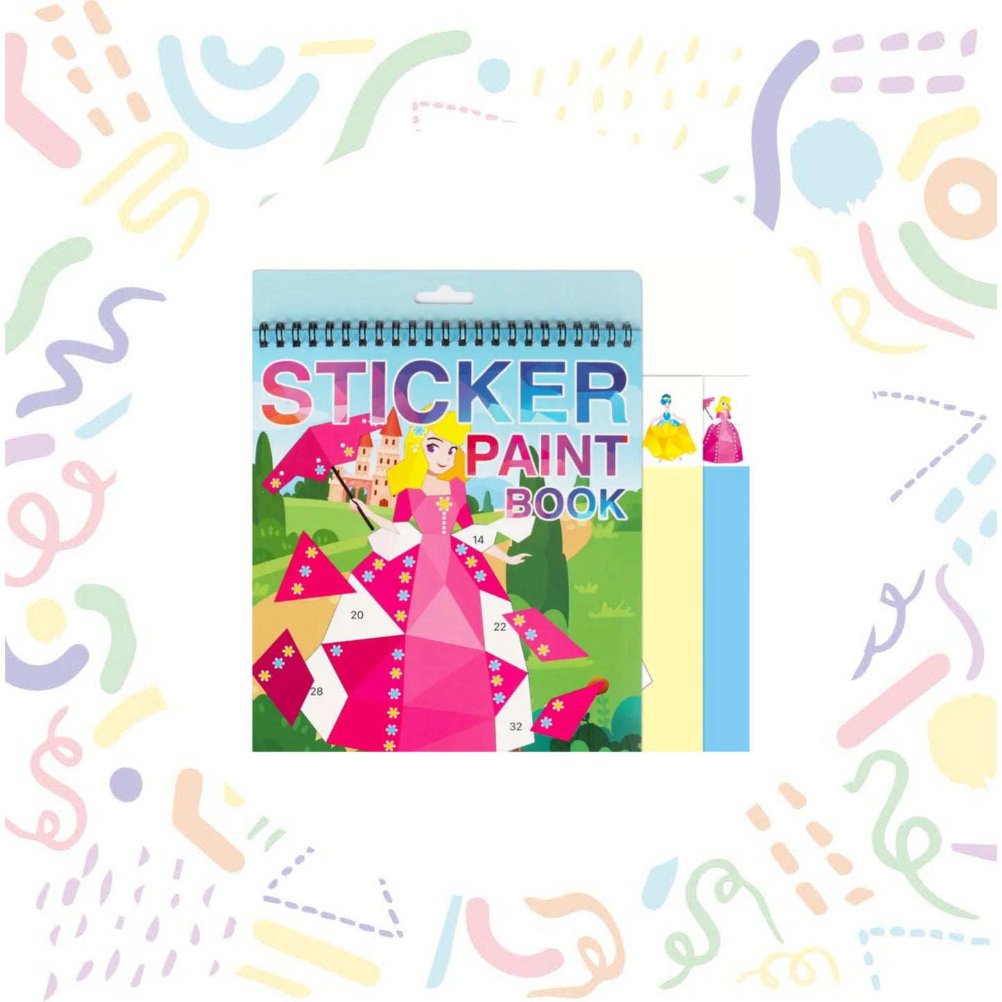 Sticker Paint Book