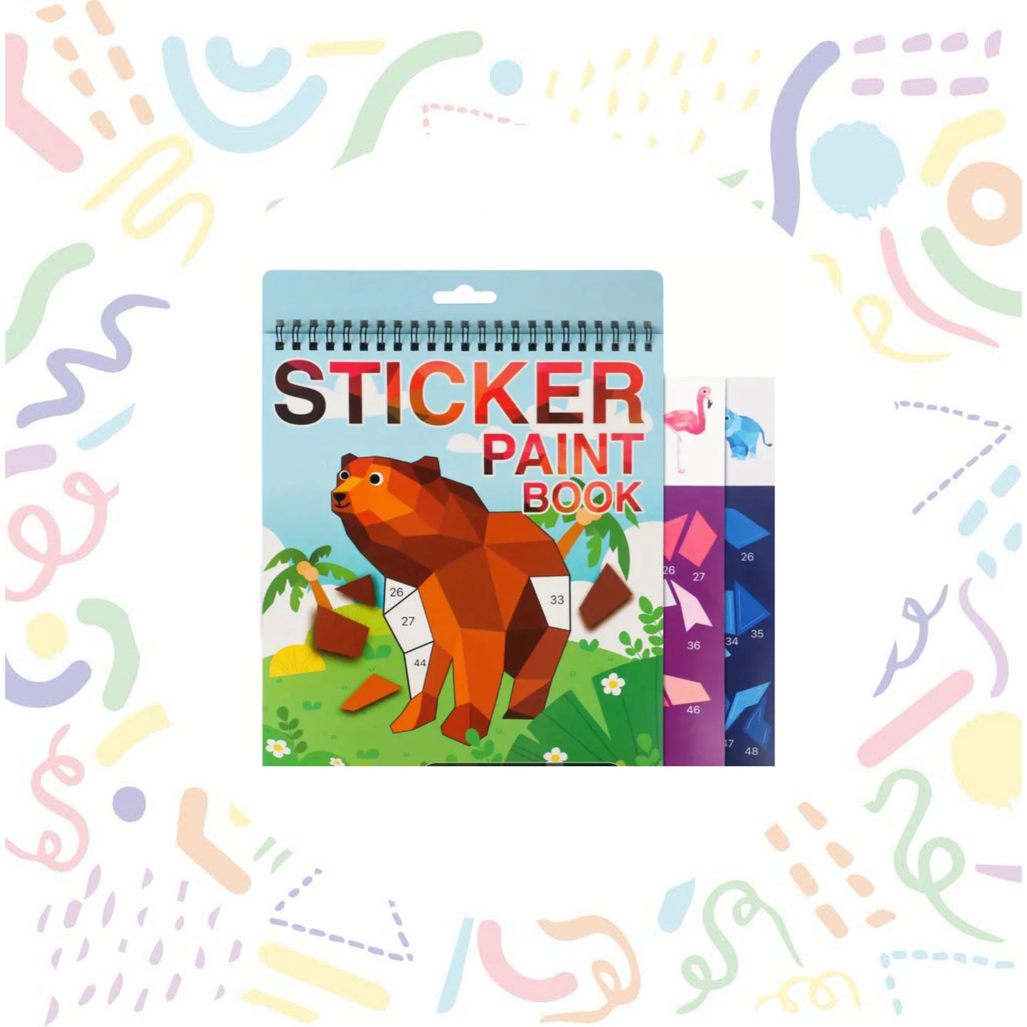 Sticker Paint Book