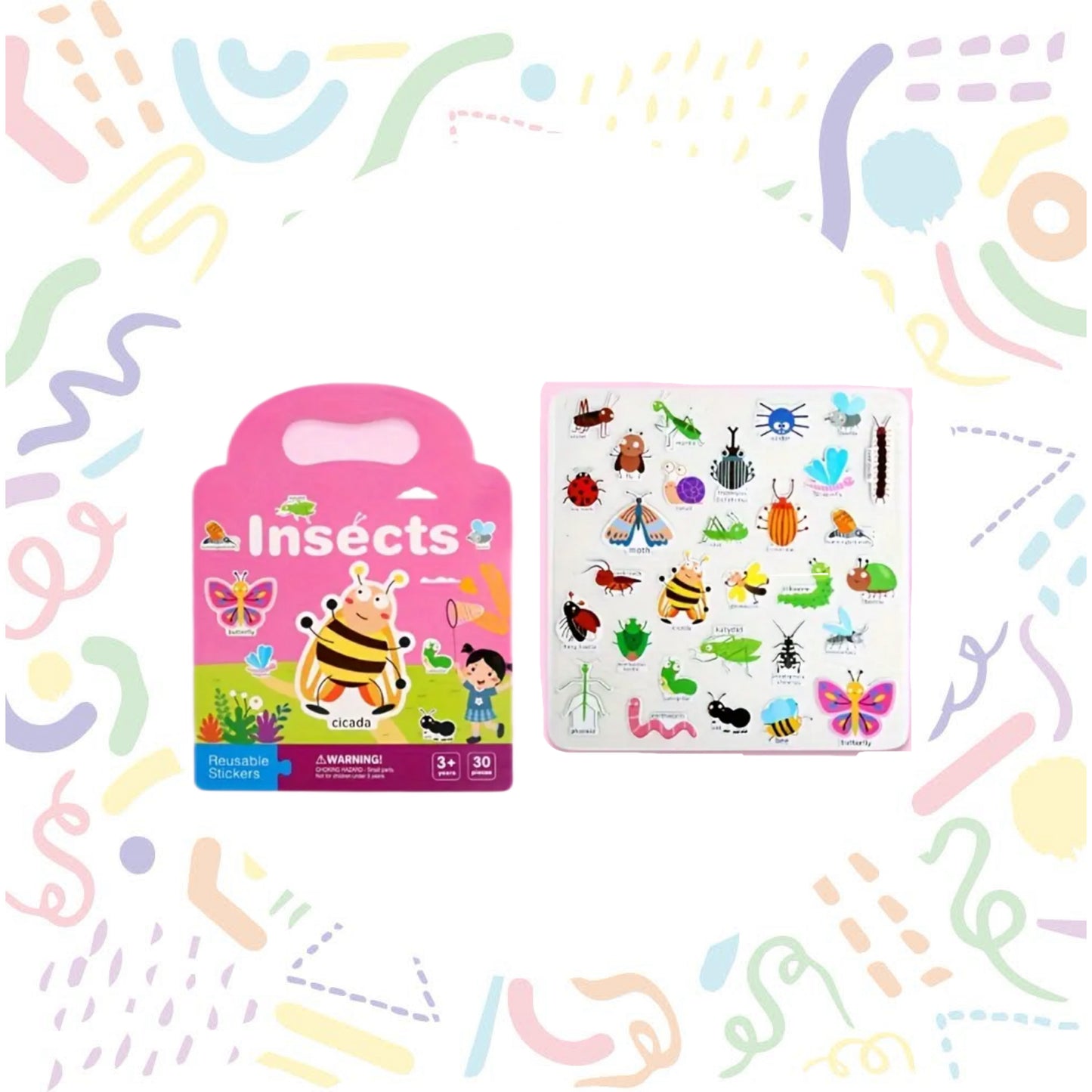Reusable Sticker Book