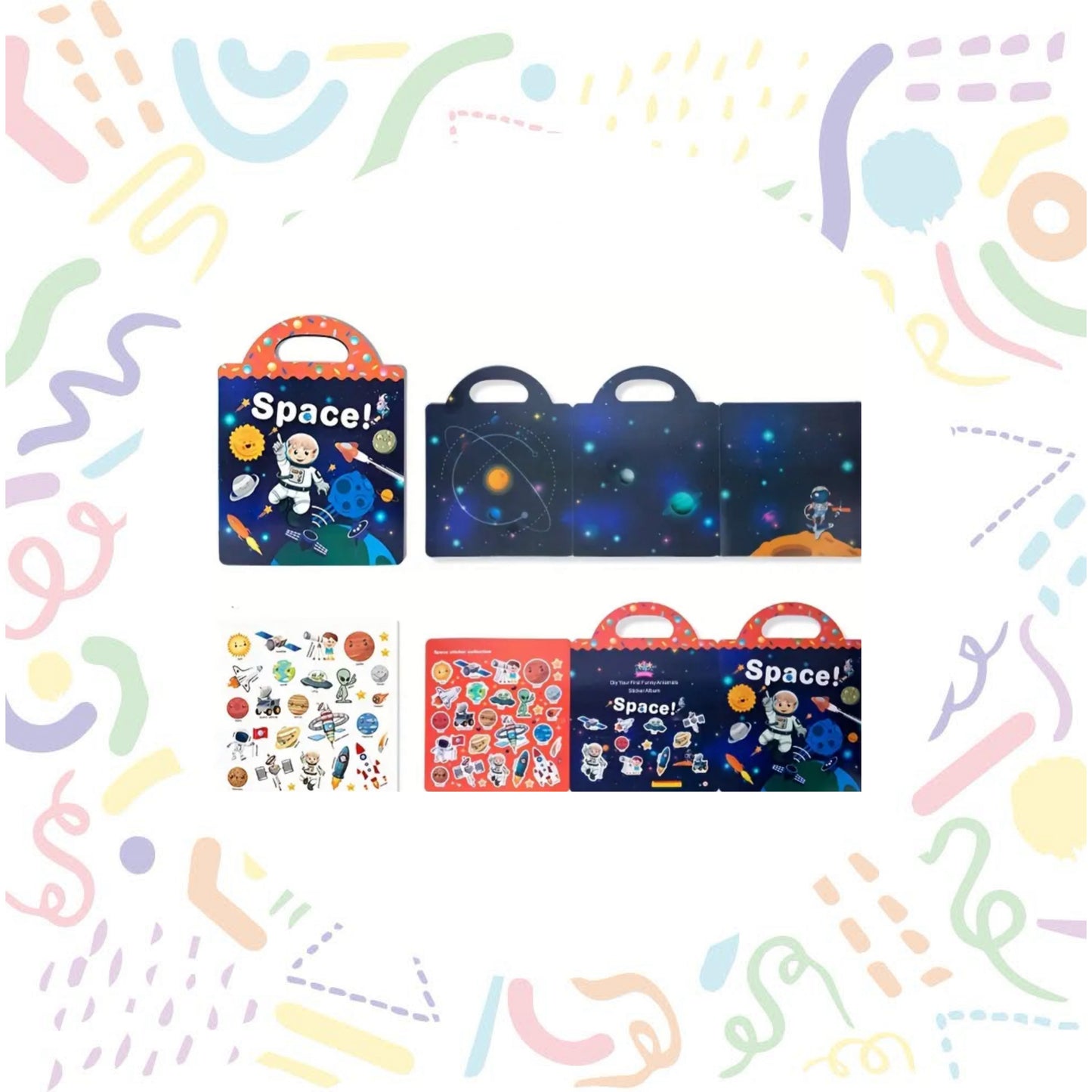 Reusable Sticker Book