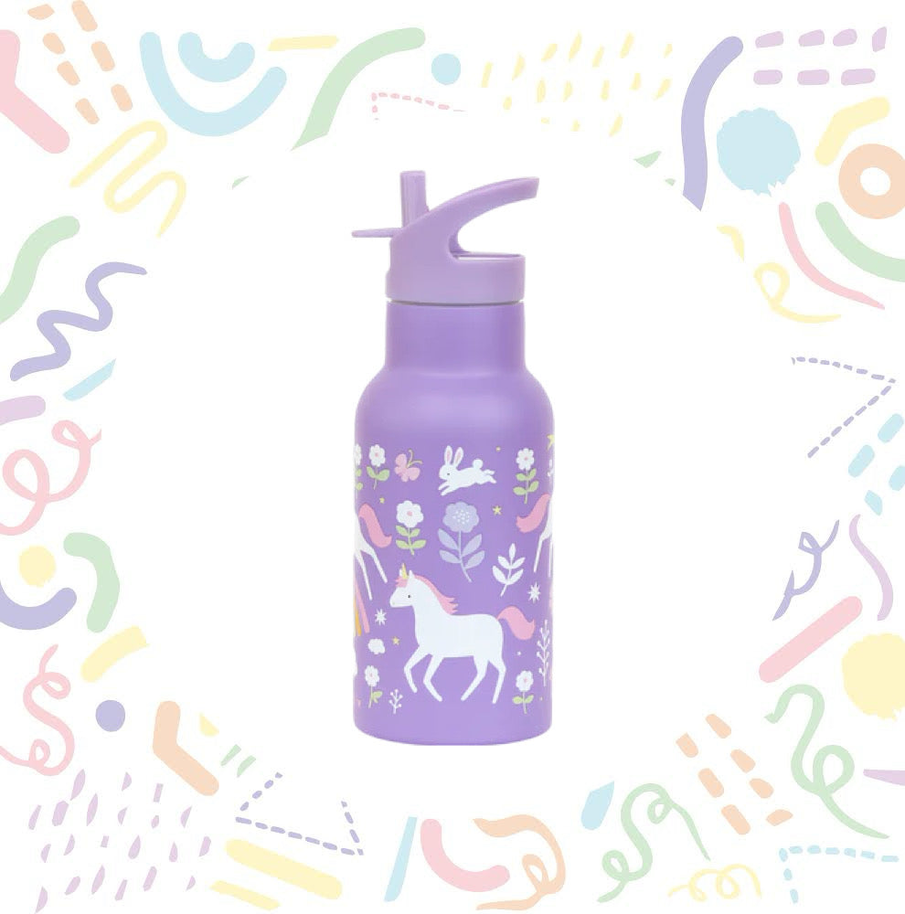 LLC 350ml Water Bottle - Unicorn Dreams