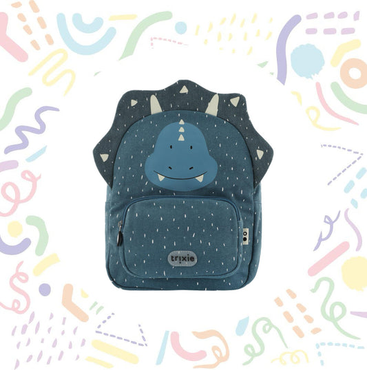 Trixie Back Pack - Mr. Triceratops