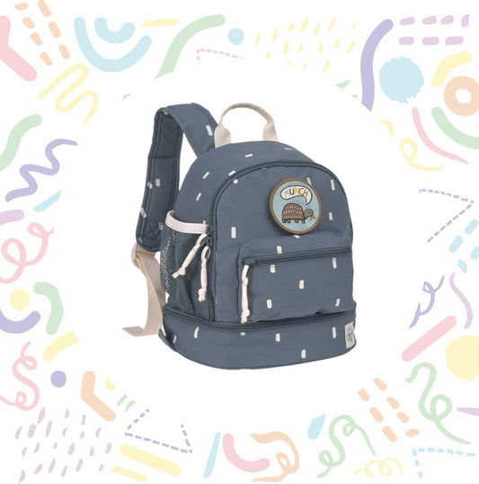 Lassig Happy Prints Mini Backpack - Midnight Blue