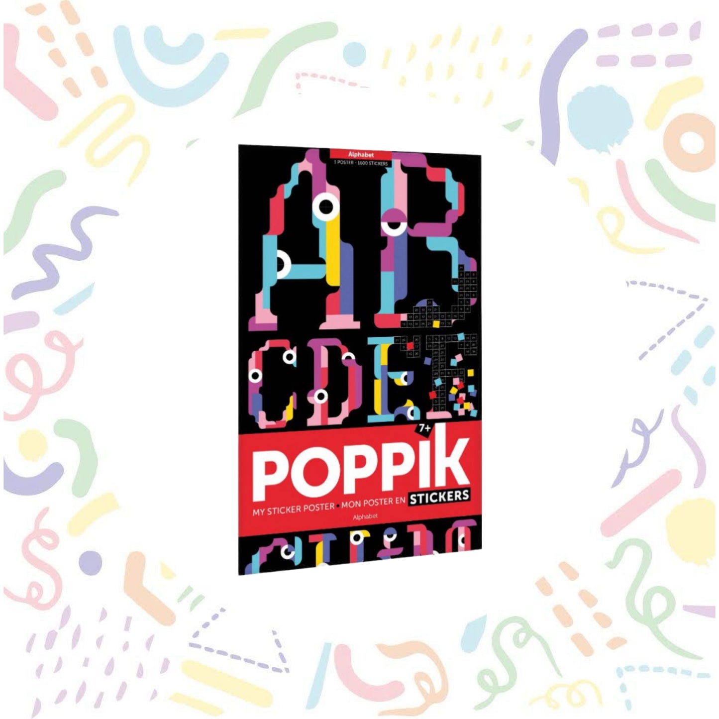 Alphabet Sticker Poster