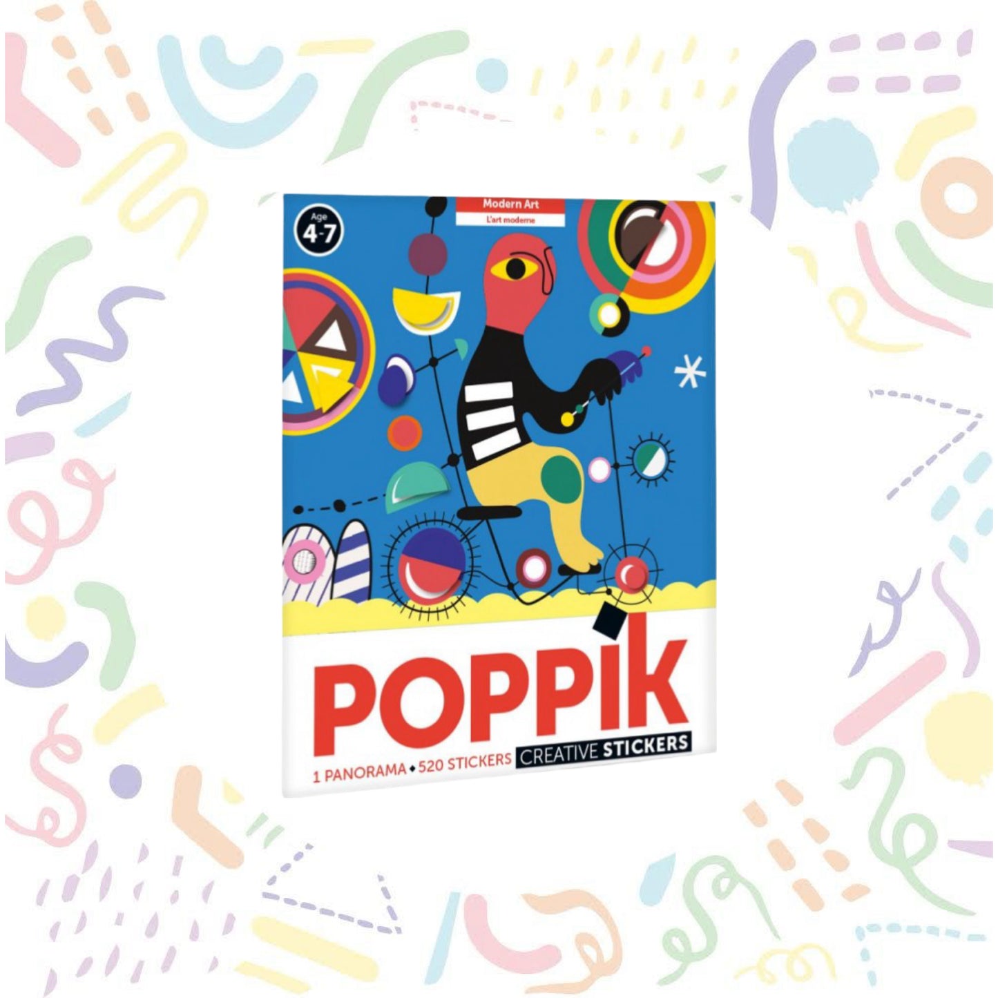 Modern Art Sticker Poster