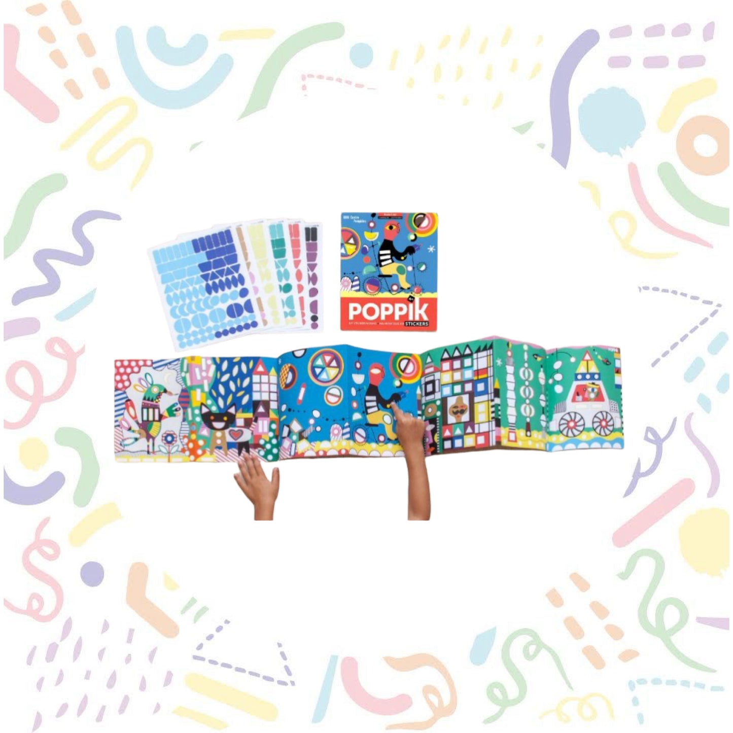 Modern Art Sticker Poster