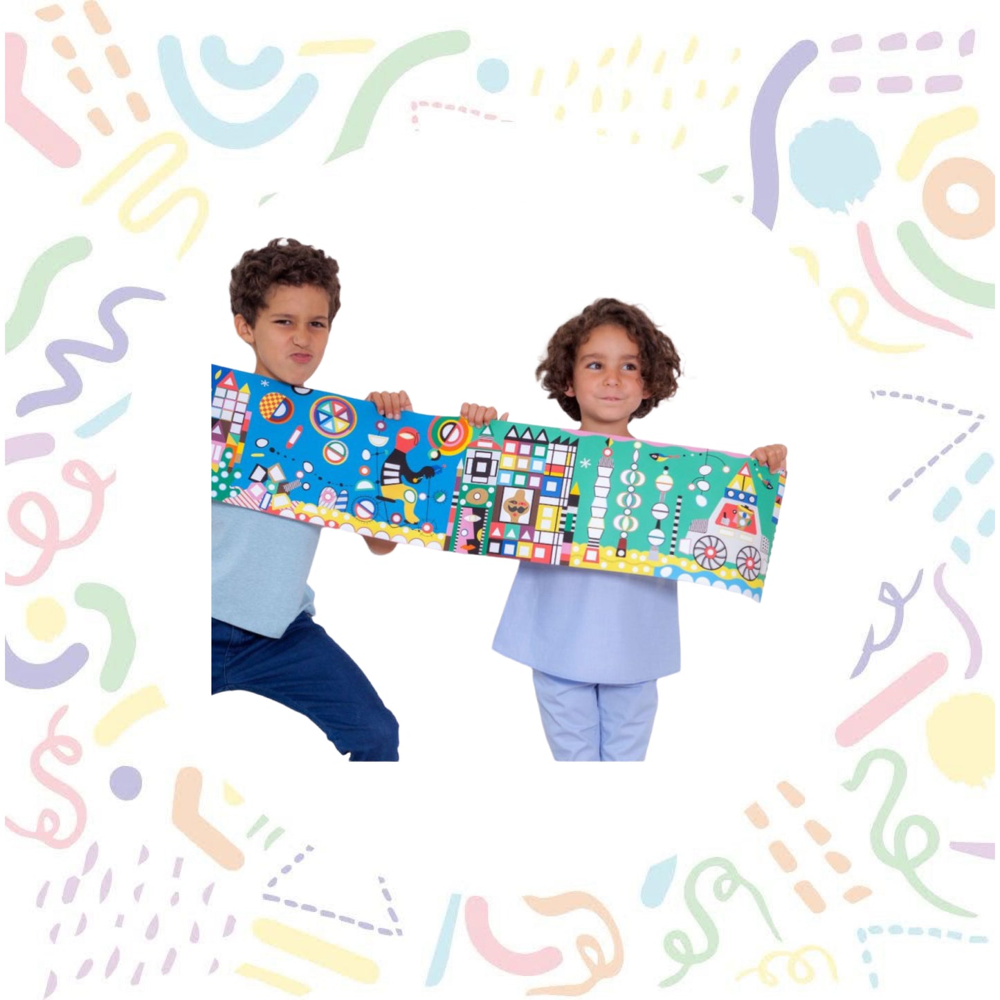 Modern Art Sticker Poster