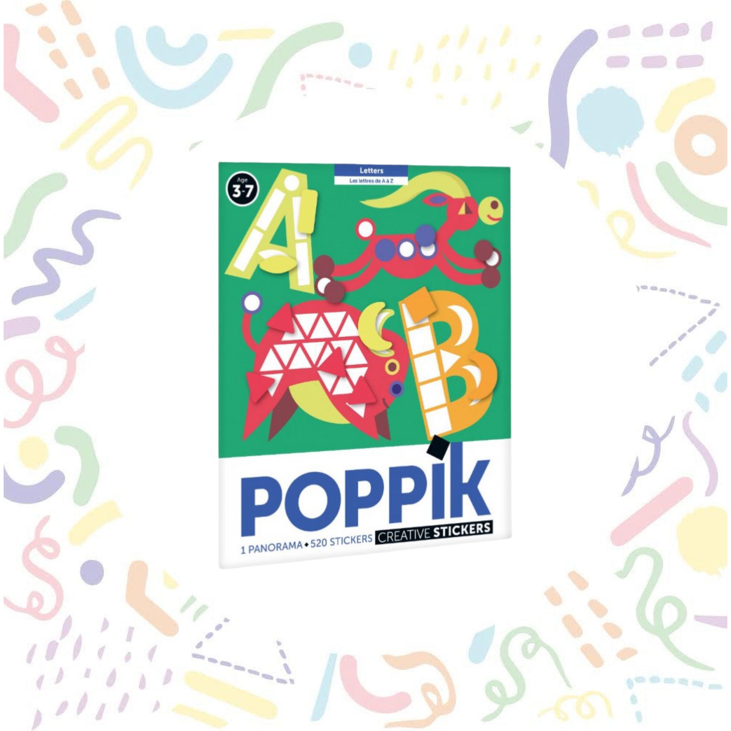 Letters Sticker Poster