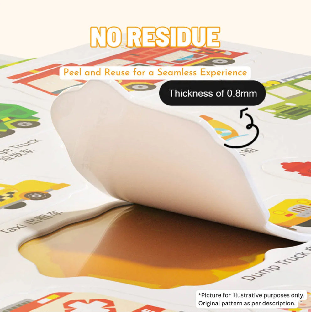 Reusable Jelly Sticker