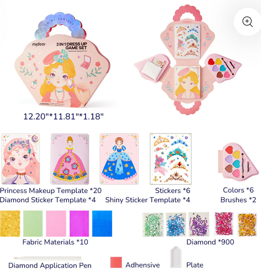 3-in-1 Dress Up Game Set