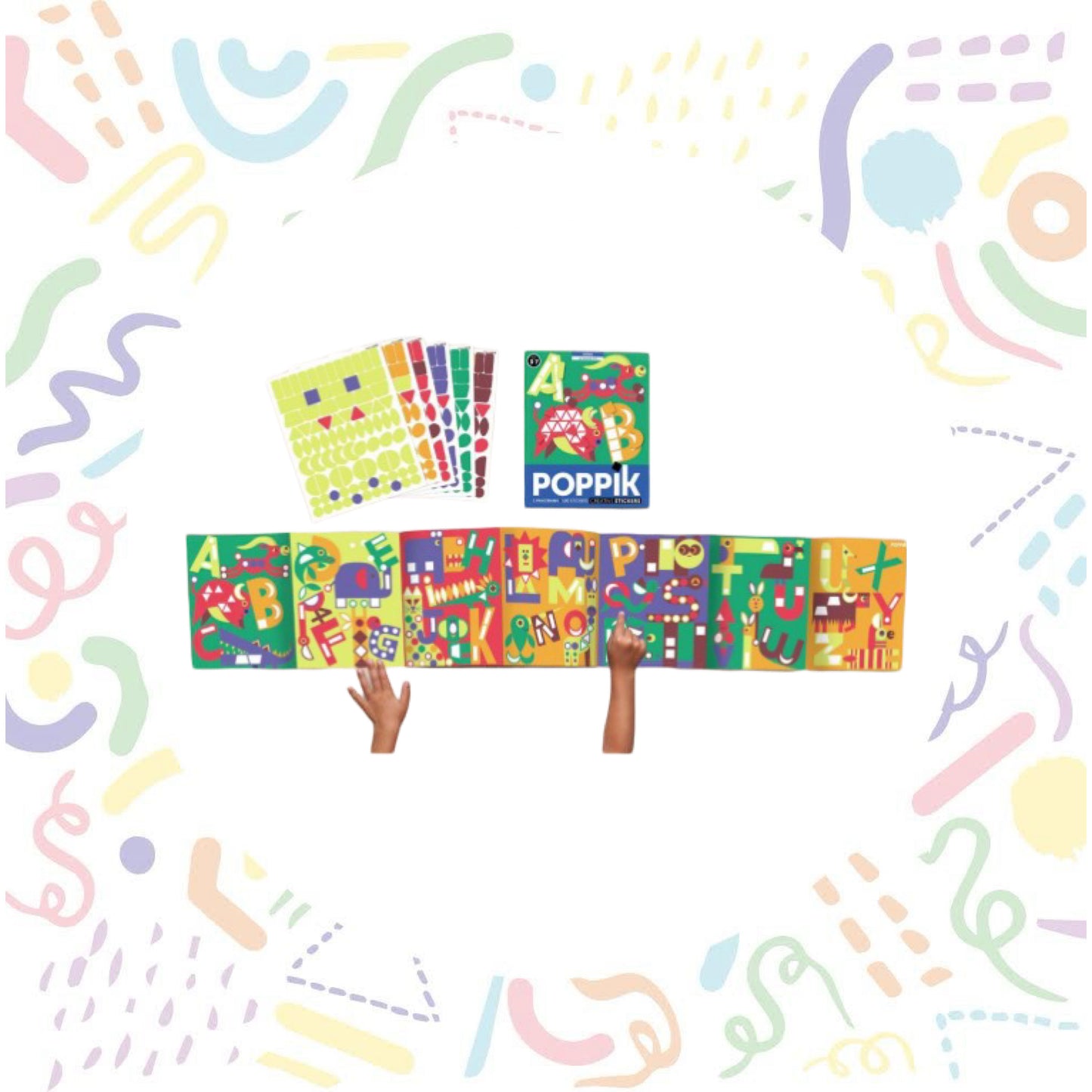 Letters Sticker Poster