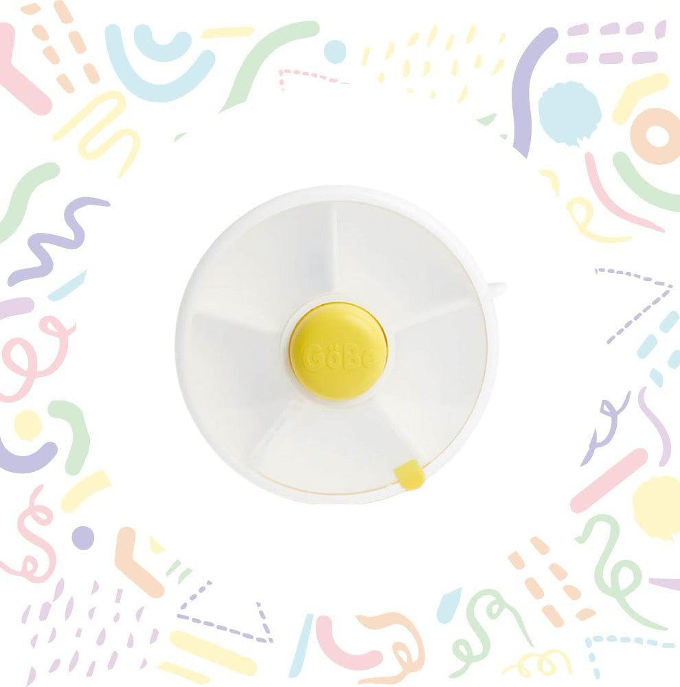 Gobe Mini Snack Spinner - yellow