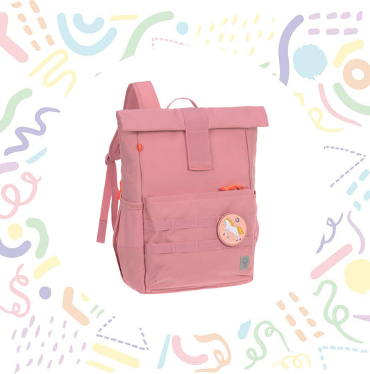 Lassig Rolltop Medium - pink