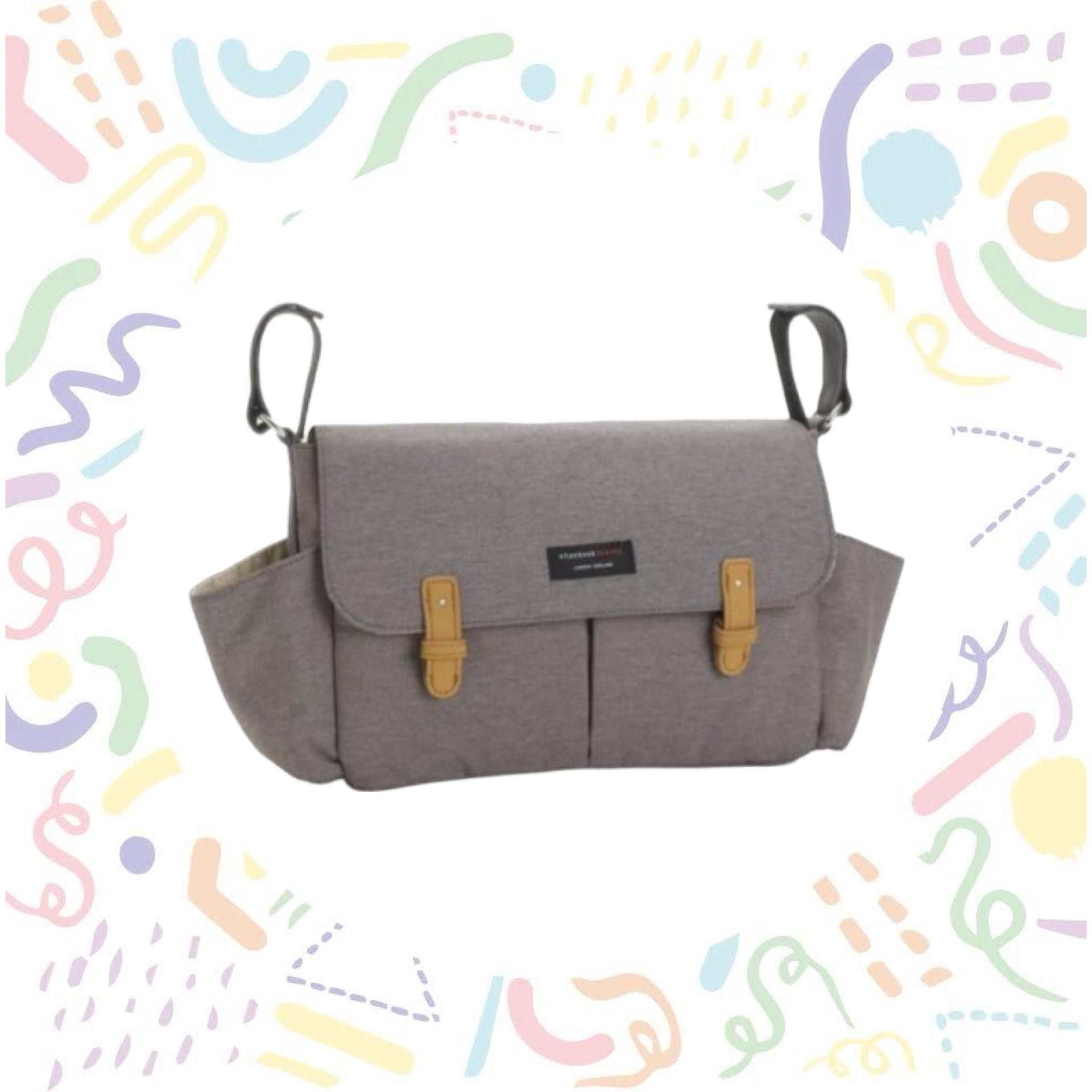 storksak travel stroller organiser Travel Stroller Organizer Grey – Scribbleskw