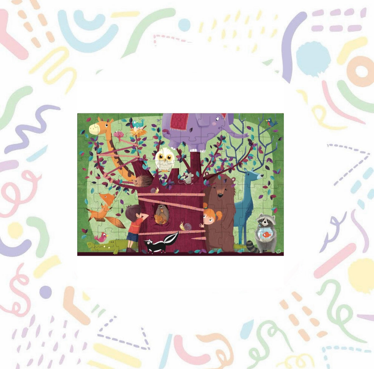 The Animal Tree Puzzle and Book