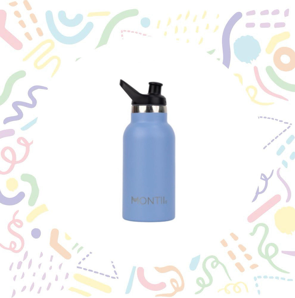 Montii Insulated Water Bottle - Blue