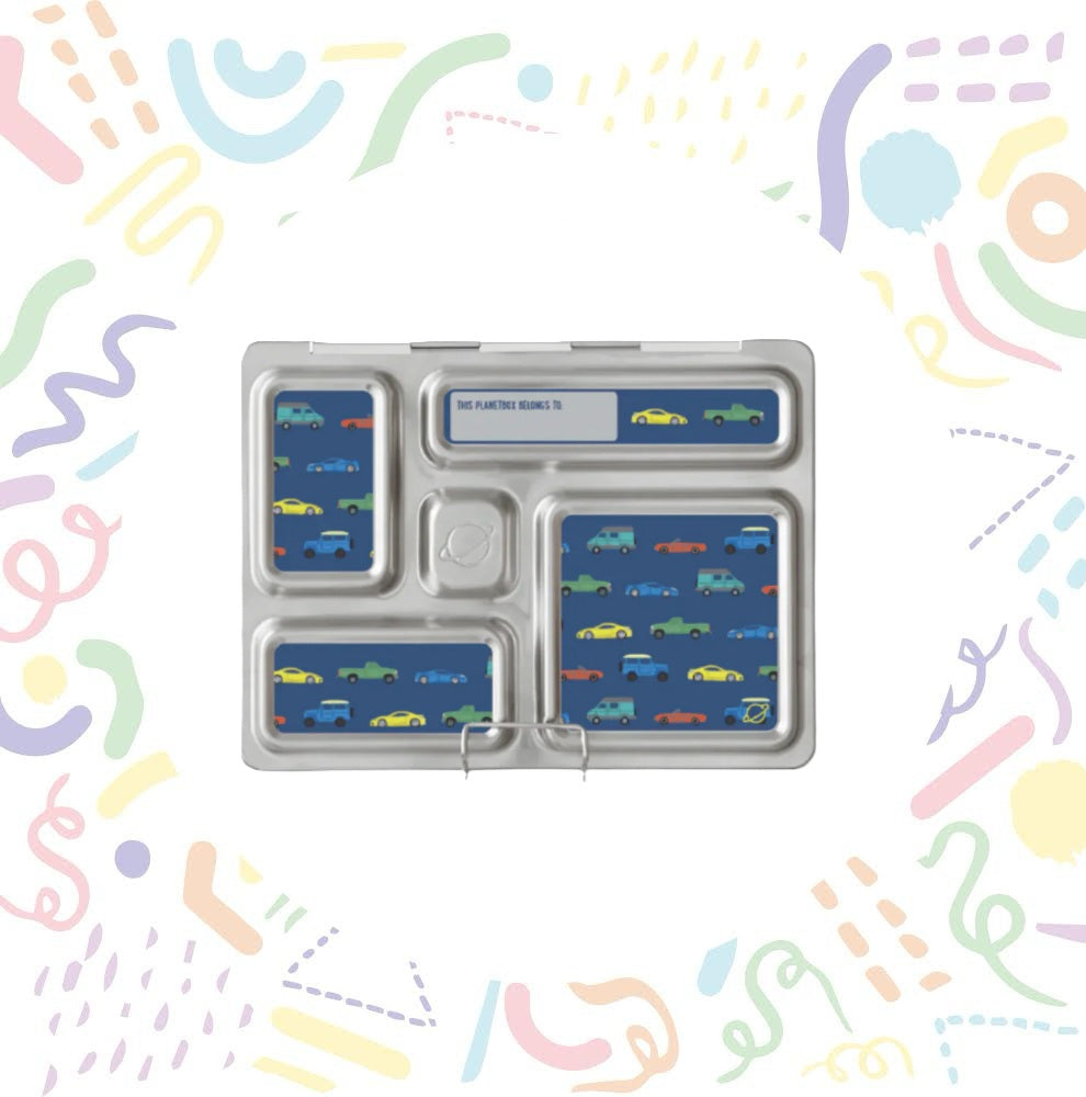 Rover Stainless Steel Lunch Box Magnets